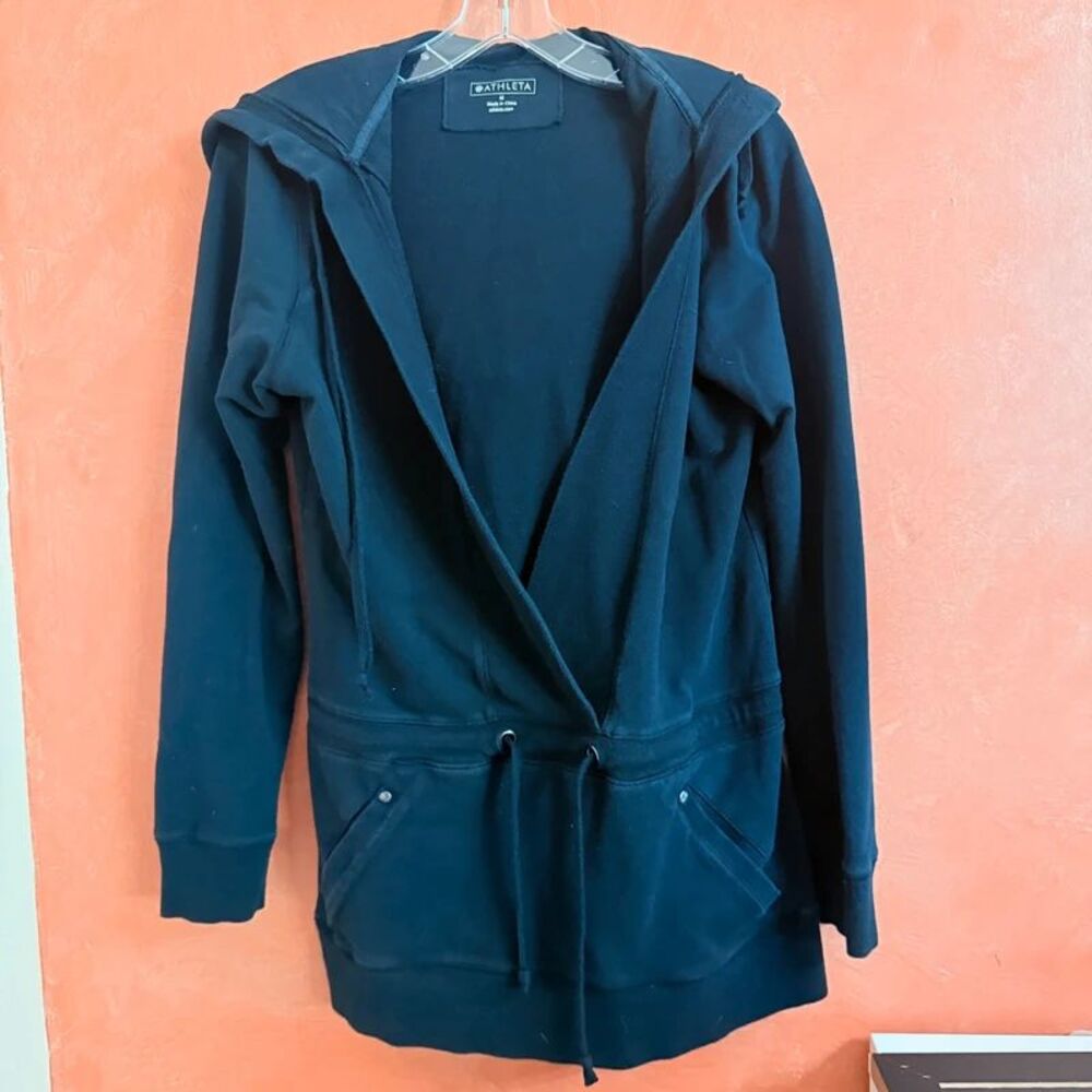 Athleta women’s hooded tunic sweatshirt medium